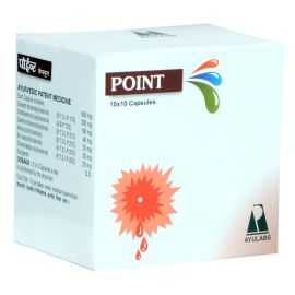 POINT 100 Capsules by Ayulabs (Stops Haemorrhage)
