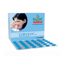 Sandu Corysan 200 tablets (20 tab x 10 Strips) Relieves Nasal Congestion