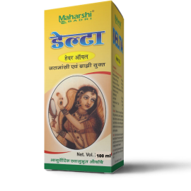 DELTA HAIR OIL (100 ml) by Maharshi Badri, Prevents Hair Falling and Dandruff
