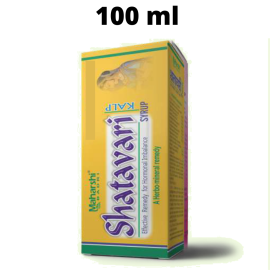 SHATAVARI KALP SYRUP (100 ml) by Maharshi Badri, Supports Strenght And Stamina