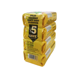 HALDI CHANDAN KANTI BODY CLEANSER-(4X1) (75 GM) by patanjali