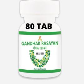 Gandhak Rasayan (80 tablets) by Virgo UAP Pharma