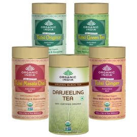 Set of 5 Flavoured Tea Tins