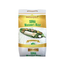SONA MASOORI RICE (5KG) by patanjali