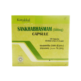 Sankha Bhasmam Capsule 100nos by Kottakkal