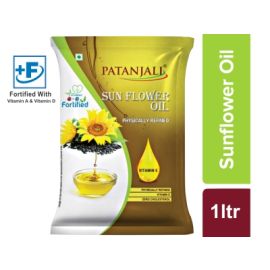 SUNFLOWER OIL (POUCH) (1 LTR) by patanjali
