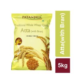 TRADITIONAL WHOLE WHEAT CHAKKI ATTA (5 KG) by patanjali