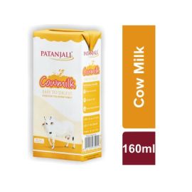 COW MILK (WITH STRAW) (160 ML) by patanjali
