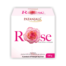 Rose Body Cleanser Patanjali 125gm Soap x 1 pc