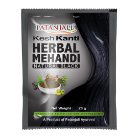KESH KANTI HERBAL MEHANDI (NATURAL BLACK) 20 GM by patanjali