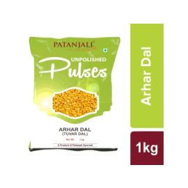 UNPOLISHED ARHAR DAL (TUVAR DAL) (1KG) by patanjali