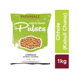 UNPOLISHED CHHOLE (KABULI CHANA) (1 KG) by patanjali