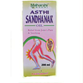 ASTHI SANDHANAK OIL (100 ml) by Maharshi Badri, Reduces Vatik Pain & Inflammation