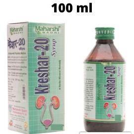 KRESHAR – 20 SYRUP (100 ml) by Maharshi Badri, Powerful Cure For Kidney Stones Normalizes