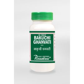 Bakuchi Ghanvati – 120 Tablets | Punarvasu | Herbal Support for Vitiligo (Leucoderma) & Skin Health