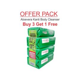 ALOEVERA KANTI BODY CLEANSER-(BUY 3 GET 1 FREE) (550 GM) by patanjali