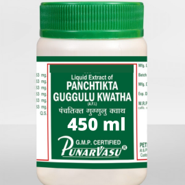Panchatikta Guggulu Kwatha (Liquid) (450 ml) by Punarvasu