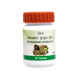 Divya Trayodashang Guggulu 80 tablets