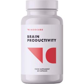 NOOCUBE Brain Productivity 750mg (60 Veg Cap) Capsules For Memory Focus