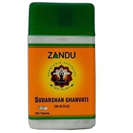 Zandu Sudarshan Ghanvati Tablets (100 tab), for all types of fever