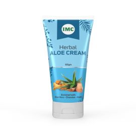 ALOE CREAM with Aloevera-Chandan-Haldi (60gm) - IMC HERBAL 