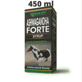 ASHWAGANDHA FORTE SYRUP (400 ml) by Maharshi Badri, Anaemia & Malnutrition Disorders (200ml x 2 pc)
