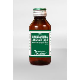 Chandan Bala Lakshadi Taila 50ml by Punarvasu - Ayurvedic Oil for Skin Health, Pain Relief & Relaxation