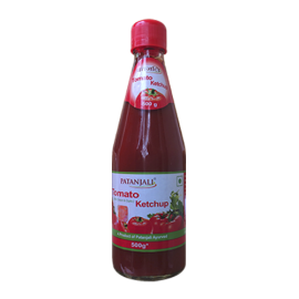 PATANJALI TOMATO KETCHUP WITH ONION GARLIC (500 GM) by patanjali