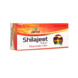 United Shilajeet 100 Tablets Box - 10 tab x 10 Strips 