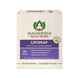 Lipomap 40 Tablets by Maharshi Ayurveda x 1 Pack, For Cholesterol Management