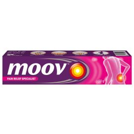 Moov fast Pain Relief Specialist Cream 50gm, for Back Pain, Joint Pain, Knee Pain, Muscle Pain