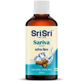 SARIVA SYRUP 200ml by Sri Sri, Natural Coolant