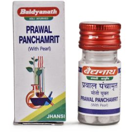 Baidyanath Prawal Panchamrita Ras with Pearl (Moti Yukta) 25 Tablets