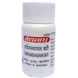 Baidyanath Sarpagandha ghan Vati (10g) - PACK OF 4