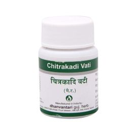 Chitrakadi Vati by Dhanvantari 60 TABLETS - Useful in Gastric Pain & Indigestion