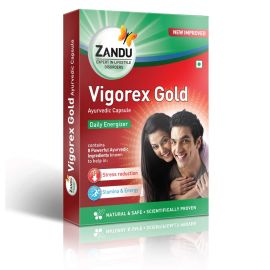 Zandu Vigorex Gold [10 Tablets], boosts stamina, energy & enhances mood