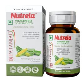 Nutrela Vitamin B12 Bio-Fermented Capsule 30 Nos by Patanjali