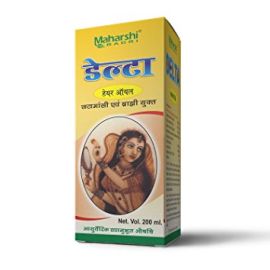 DELTA HAIR OIL (200 ml) by Maharshi Badri, Prevents Hair Loss Due To Chronic Fever