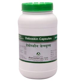 Daboskin Capsules Jar (500 Capsules) by Dhanvantari, Useful in all types of Skin Disease