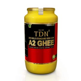 TDN® 24K Gold Standard Desi Cow A2 Pure Ghee (Bilona method) 1000 ML