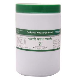 Pathyadi Ghanvati Tablets by Dhanvantari 500gm, Useful in Headache