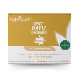 GoDayli Ayurvedic Tablets by Vedalay, 30 tablets for For Constipation