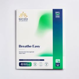 Breathe Easy Vapour Patch 4 Pcs x Pack of 1 (Nasal and Chest Decongestant Vapour Patch)