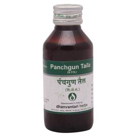 Panchgun Taila 100ml by Dhanvantari, Useful in Arthritis, Wound Healing & Pain