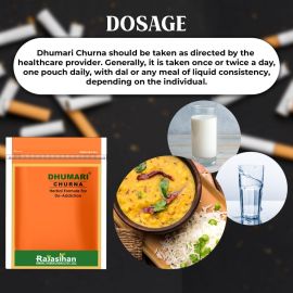 Dhumari Churna 45gm (15 sachets of 3gm Each) – Natural Aid for Smoking & Nicotine De-Addiction
