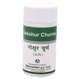 Gokshur Churna 80gm by Dhanvantari, Useful in Urinal Disease & General Tonic