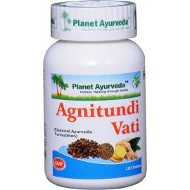 AGNITUNDI VATI 120 tablets by Planet Ayurveda