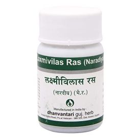 Laxmivilas Ras (Naradiya) 120 Tablets by Dhanvantari, Useful in Fever, Influenza & Cough
