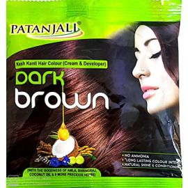KESH KANTI HAIR COLOUR (CREAM & DEVELOPER) - NATURAL BLACK (40 GM) by patanjali