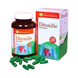 Ditoxifie Capsules (150 caps) by Dhanwantari, Enhanced Detoxification and Purification